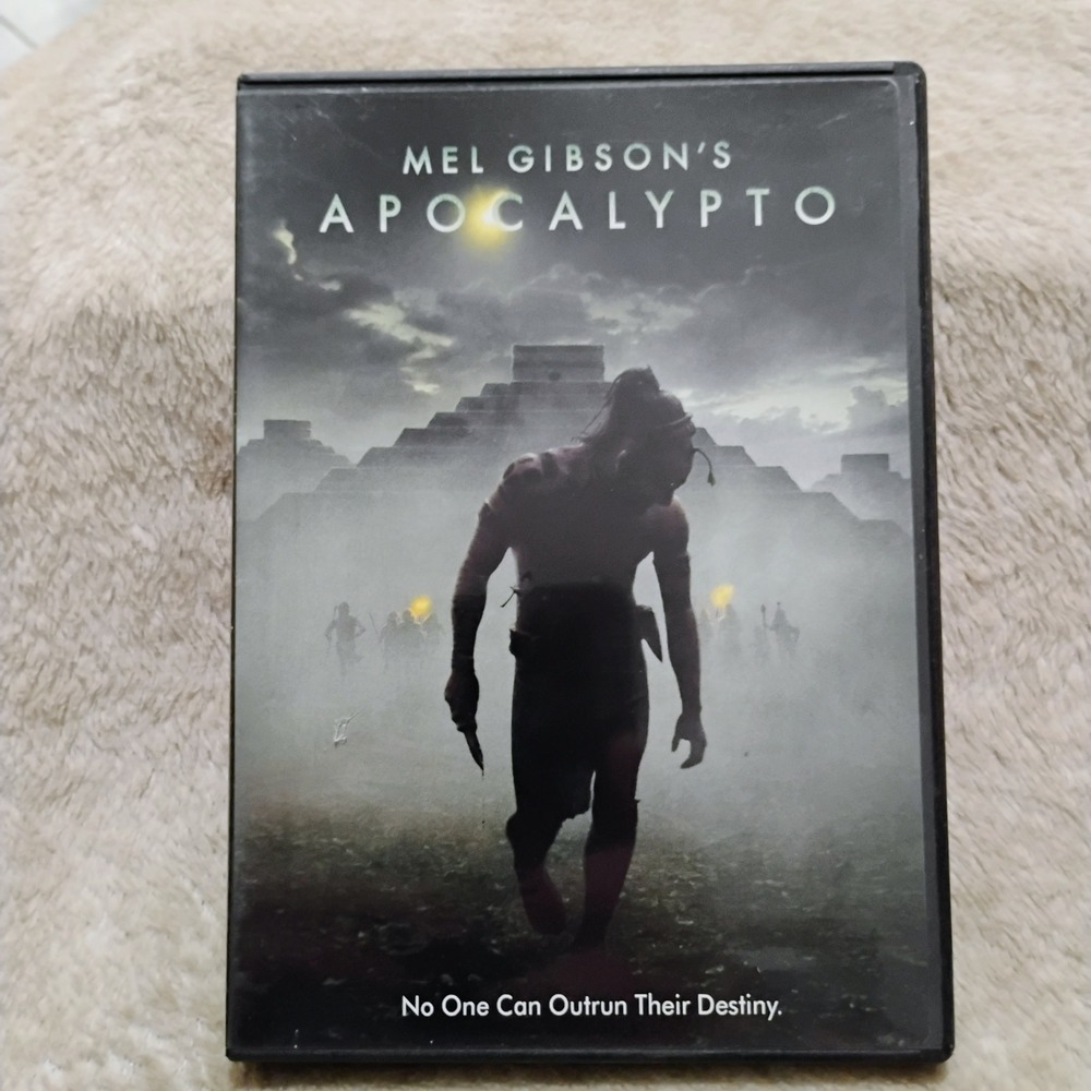 Apocalypto DVD Mel Gibson Action Adventure Maya Survival Movie Black Case